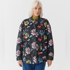LAZY OAF FLORAL CHORE JACKET